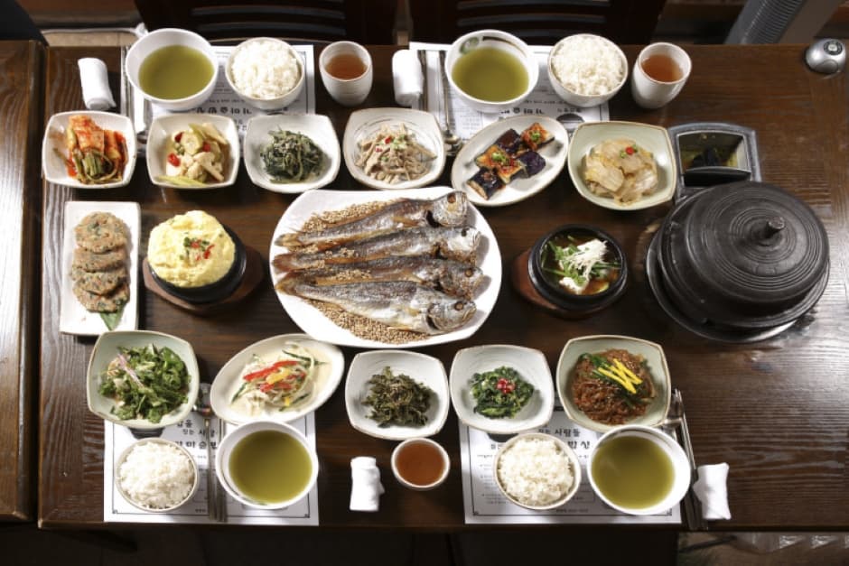 경기도_광명시_철산명가가마솥밥상_상차림
