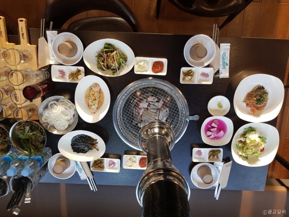 경기도_수원시_광교갈비_상차림