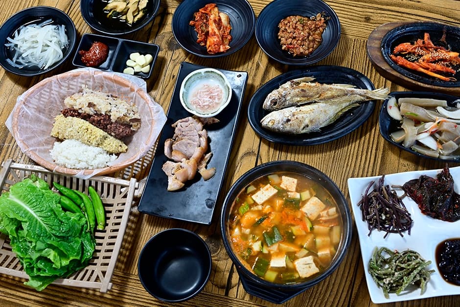 경상남도_함양군_늘봄가든_음식