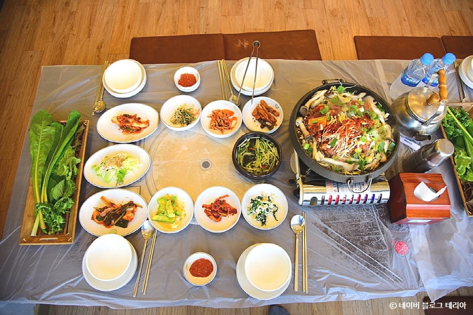 전라북도_진안군_진안고원한국관_음식
