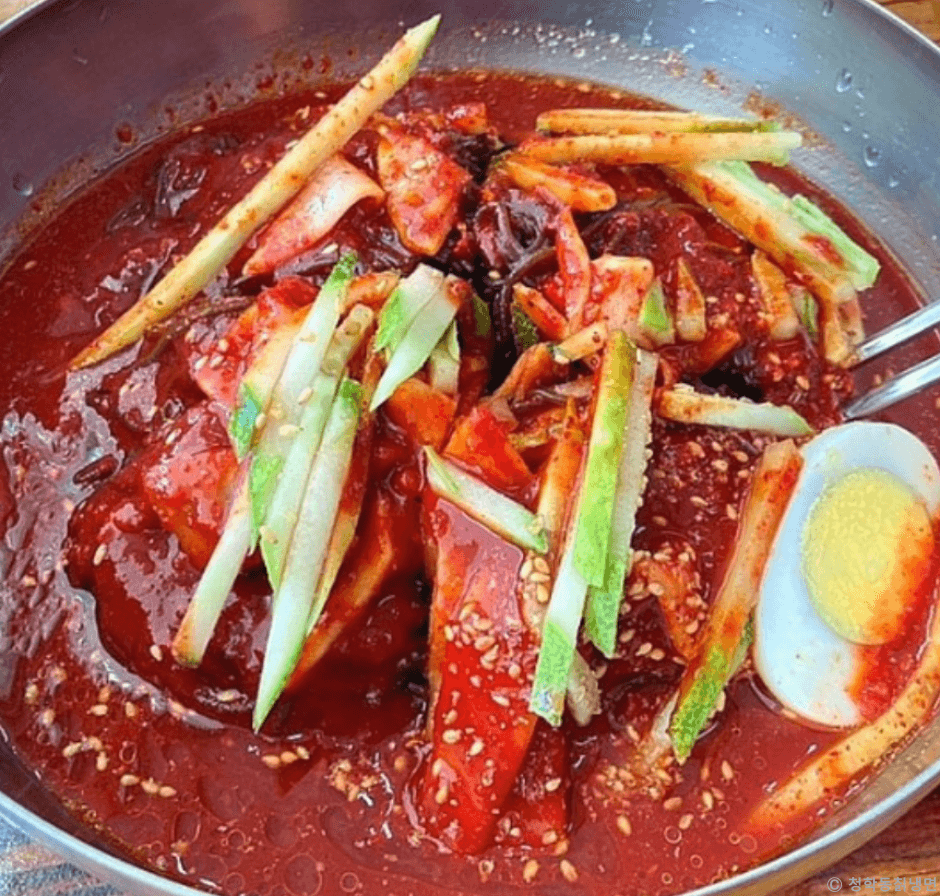 경기도_화성시_청학동칡냉면_비빔냉면