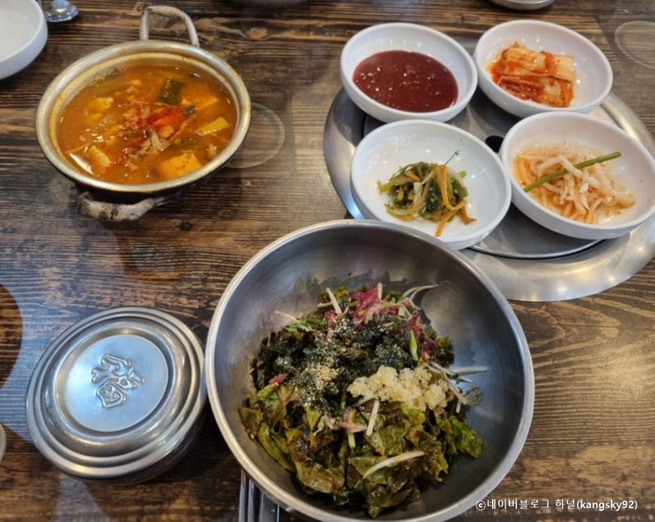 경기도_수원시_영천식당_된장찌개 비빔밥